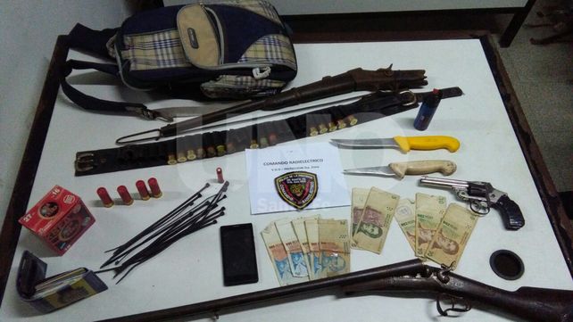 Un rambo santafesino, armado hasta los dientes, que terminó detenido