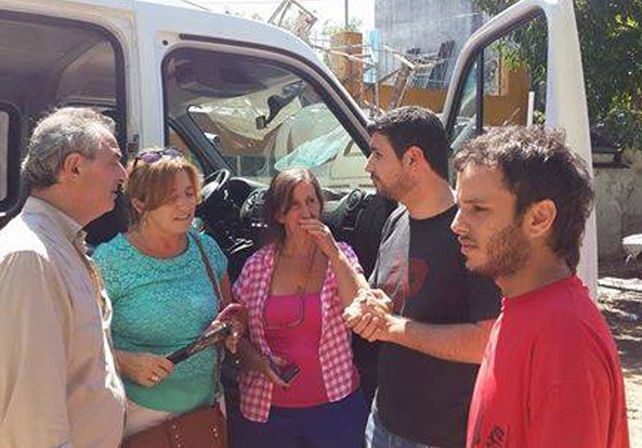 Marcos Cleri y Silvina Frana estuvieron en barrios del norte.