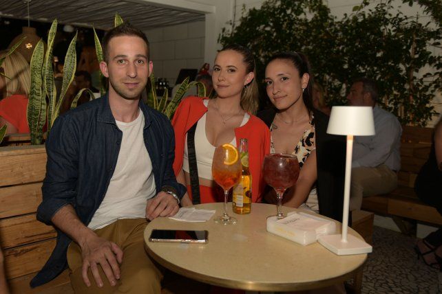 Tobias De San, Micaela Zuliani y Mirna Tur