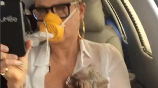 Xuxa vivió un momento de terror en el aire