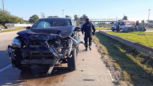 Pirola no resultó herido en el accidente pero sí una pareja que iba en el otro auto