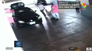 Matan a un empresario y las cámaras captan a su yerno llevando el cuerpo
