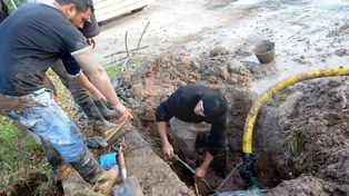Hay un corte de agua en la zona céntrica
