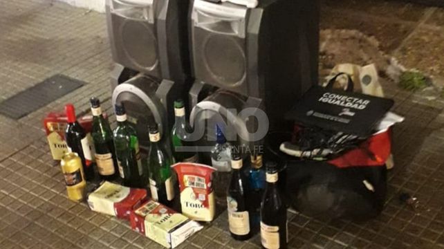 Desbarataron una fiesta clandestina de 180 personas en pleno centro