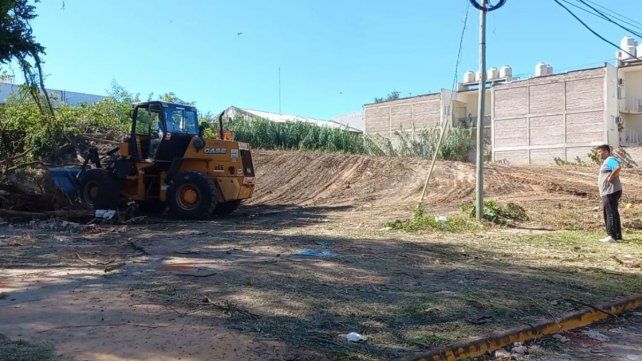 La Municipalidad limpió un terreno y le cobrará al dueño