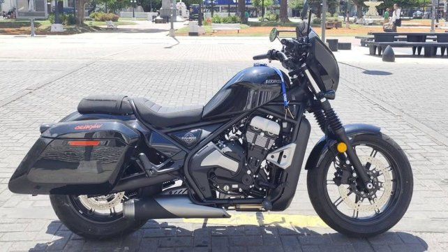 La moto robada al artista Ricardo Calanchini