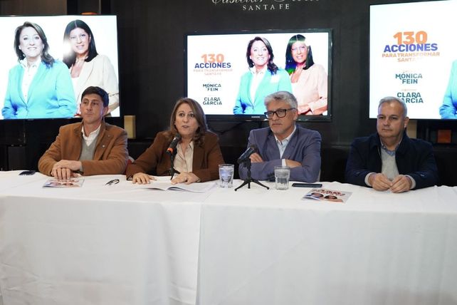 &nbsp;La socialista encabezó un acto en la ciudad de Santa Fe.