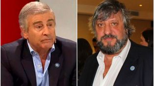 El exministro Oscar Aguad y de Miguel de Godoy, quien fuera presidente del Enacom.