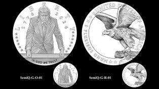 Estados Unidos celebrará su aniversario con una moneda con la imagen de Trump