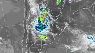 Así se presenta la región en la mañana de este domingo. Imagen satelital SMN