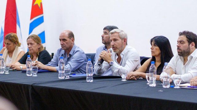 Rogelio Frigerio estuvo en Villaguay y afirmó que aumentará el presupuesto para reparar los caminos rurales de la provincia para garantizar la transitabilidad&nbsp;