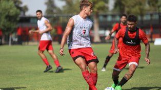 Mateo Silvetti fue titular en el triunfo de Newells ante Patronato.