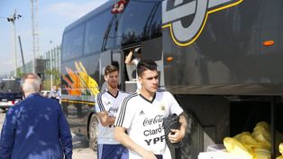 Sorpresa por la ausencia de Pavón no el entrenamiento