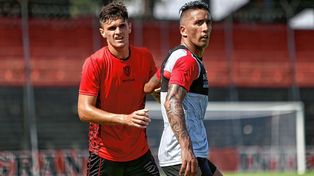 Lucas Barrios fue titular en Patronato en el segundo cotejo.