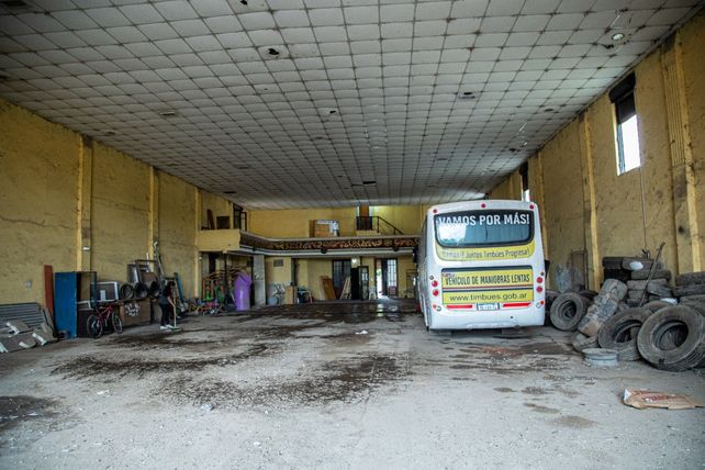 En restauración. Uno de los cinco colectivos a la espera de los arreglos necesarios ante el inicio de las clases.