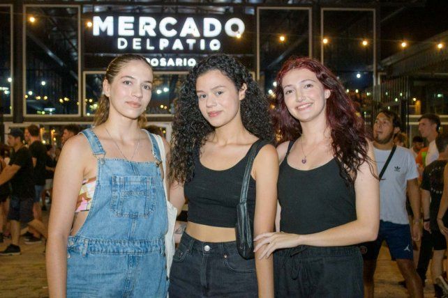 Julieta Tonetto, Giovanna Rosa y Victoria Caroline.