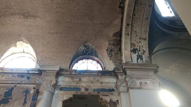 Las imágenes de la Catedral de San Nicolás tras el voraz incendio de esta tarde