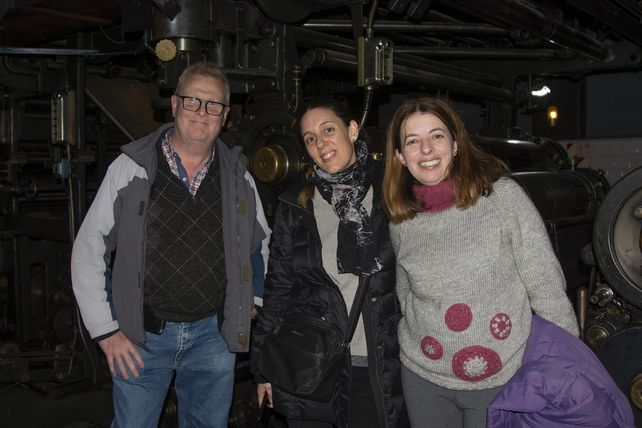 Eduardo Tomassini, Florencia Tasinato y Natalia Paquez