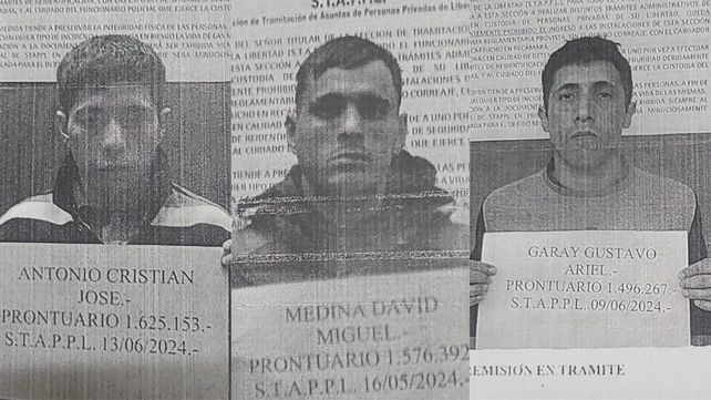 Los prófugos que aún quedan de la última fuga.&nbsp;