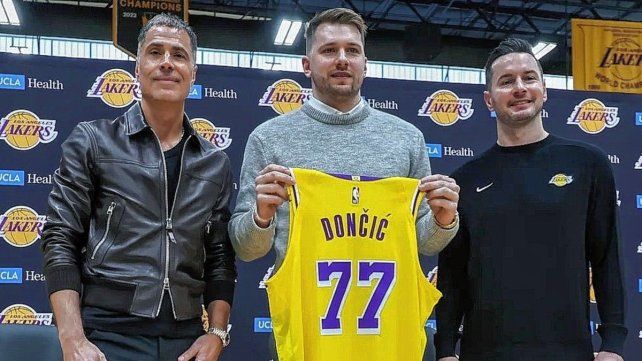 Los Lakers presentan de manera oficial a Luka Doncic