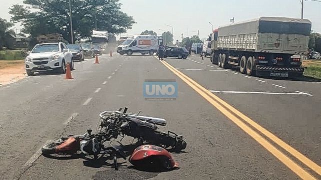 Murió el joven accidentado en ruta 12