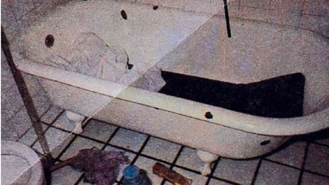 El baño de la casa de los Puccio&nbsp;