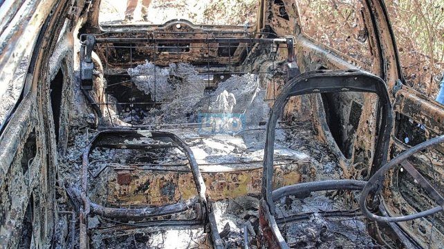 Encontraron incendiado un auto que había sido robado