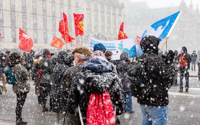 Marcha celebrada el lunes de Pascua en Hamburgo