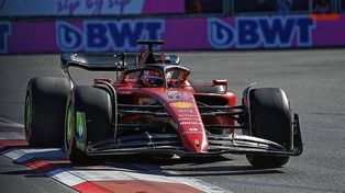 El piloto de Ferrari irá en busca de la victoria este domingo en el Gran Premio de Azerbaiyán.