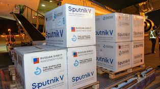 Con la nueva llegada de vacunas Sputnik V se completa la partida de un millón de dosis