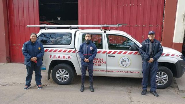 Incendios: bomberos entrerrianos partieron rumbo a Córdoba