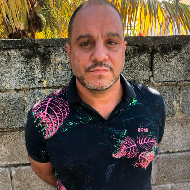 Cositorto tras ser detenido en República Dominicana.
