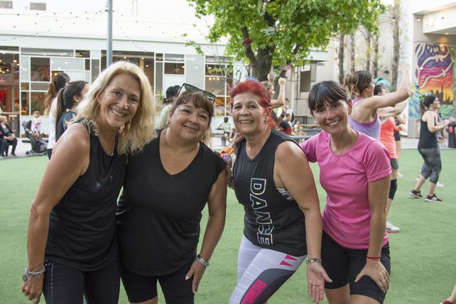 Cristina Vora, Silvina Mediano, Manuela Albornoz y Vanesa Sitini.    
