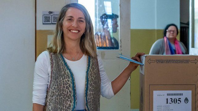 La diputada provincial del PJ La diputada provincial del PJ