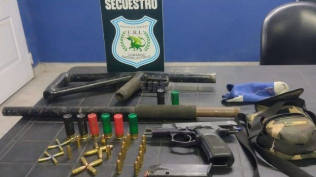 Pistoleros detenidos y un joven herido en barrio Las Lomas