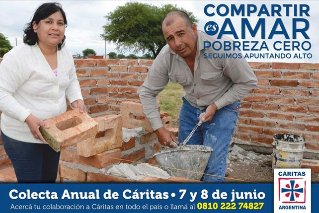 Cáritas agradeció la generosa colaboración a su colecta anual