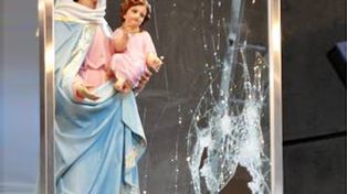 Roban la corona de oro y plata de la Virgen de San Nicolás y el rosario del niño Jesús