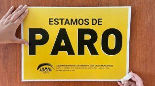 No acatarán la conciliación obligatoria: los trabajadores municipales nucleados en Asoem mantienen el paro