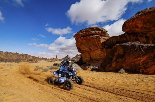Victoria argentina en el Dakar: Moreno Flores ganó la quinta etapa de quads