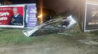 Paraná: secuestraron el auto del abogado que circulaba ebrio y chocó