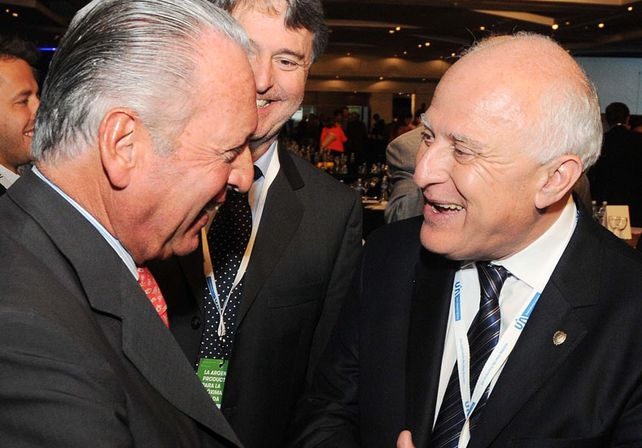 El gobernador Miguel Lifschitz con el vicepresidente 1° de la UIA