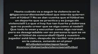 Gustavo Bou denunció violencia en un partido y la Liga Concordiense suspendió varios encuentros.