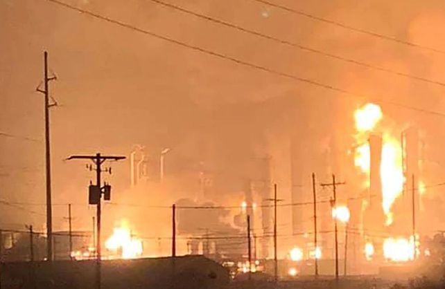 Imagen de las explosión