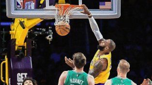 VIDEO: Lakers le ganó con autoridad el Clásico a Boston