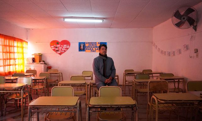 El aula en el segundo piso