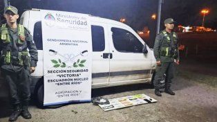 Un control de Gendarmería ubicado en el acceso a la ciudad de Betbeder, del departamento Nogoyá, secuestró drogas (medio kilo de cocaína) y dinero en efectivo