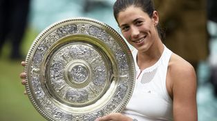 Muguruza conquistó a todos en Wimbledon