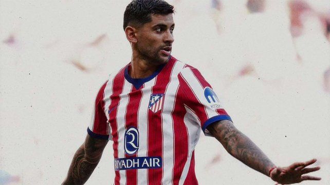 Alarma en la Selección: el Cuti Romero se lesionó y no se entrenó en el Atlético de Madrid