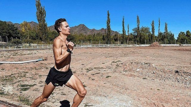 El humbolense José Zabala trabaja en la altura de Cachí para representar a la Argentina en el Panamericano de Santiago.