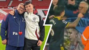 El entrerriano Lisandro Martínez y su emotivo reencuentro con su padre tras la victoria